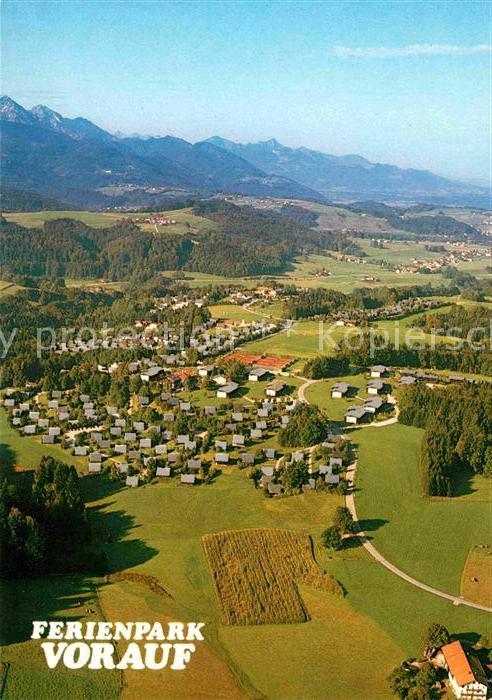 Siegsdorf Oberbayern Luftaufnahme Ferienpark Vorauf