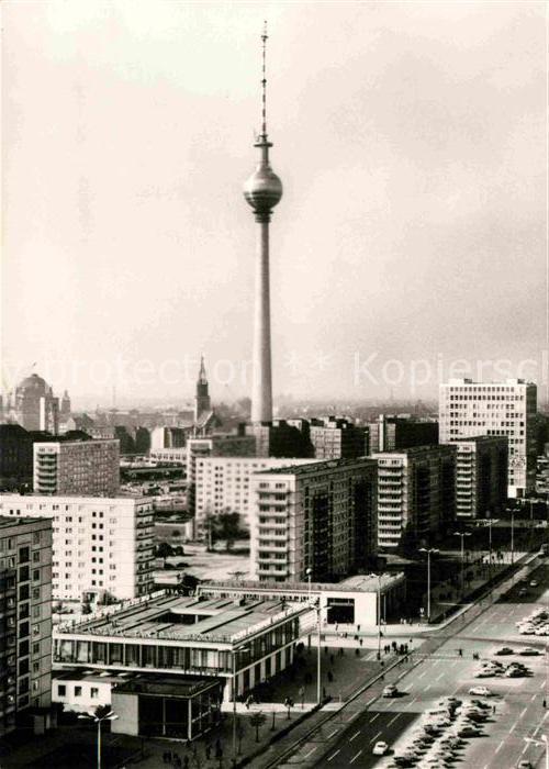 BERLIN  CITY Karl Marx Allee Fernsehturm