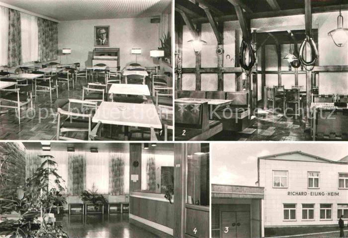 Oberhof Thueringen Richard Eiling Heim Clubraum Bauernstube Haupteingang Empfang