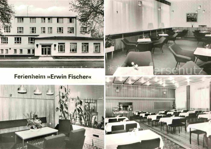 Kuehlungsborn Ostseebad Ferienheim Erwin Fischer Haus A Klubraum Speiseraum Empf