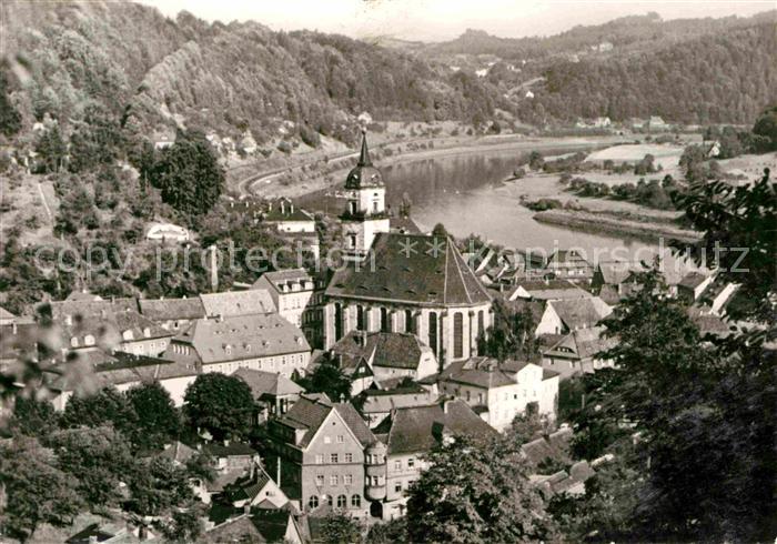 Koenigstein Saechsische Schweiz Panorama