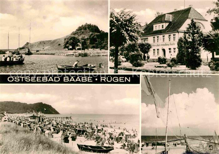 Baabe Ostseebad Ruegen Moritzburg Kurverwaltung Strand Hafen