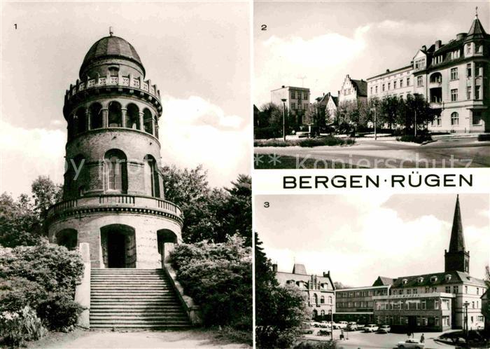 Bergen Ruegen Ernst-Moritz-Arndt Turm Karl Marx Platz Ratskeller