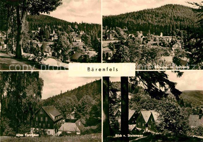 Baerenfels Erzgebirge Forsthaus Spitzberg