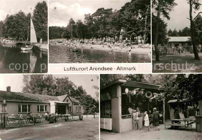 Arendsee Altmark Seglerhafen HO-Strandgaststaette Versorgungszentrum