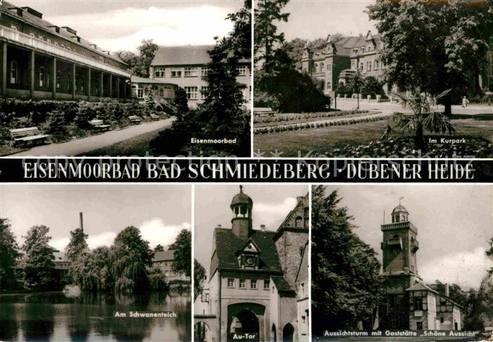 Bad Schmiedeberg Eisenmoorbad Kurpark Schwanenteich Au Tor