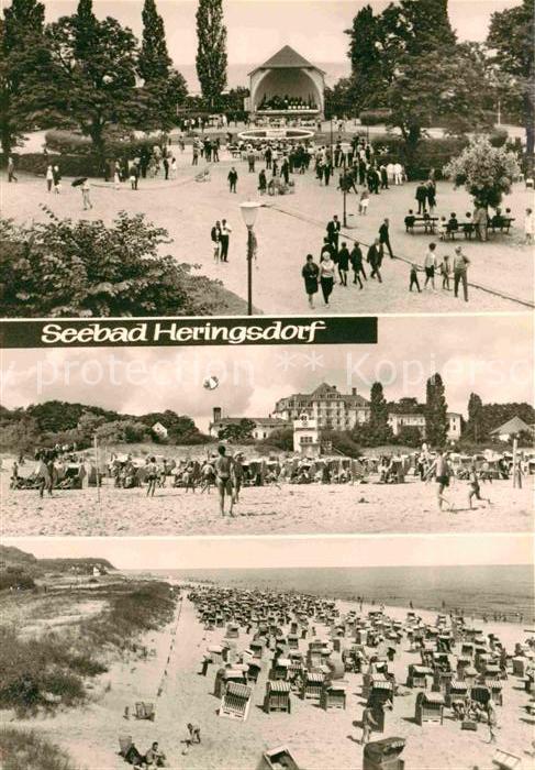 Heringsdorf Ostseebad Usedom Konzertpavilon Strand