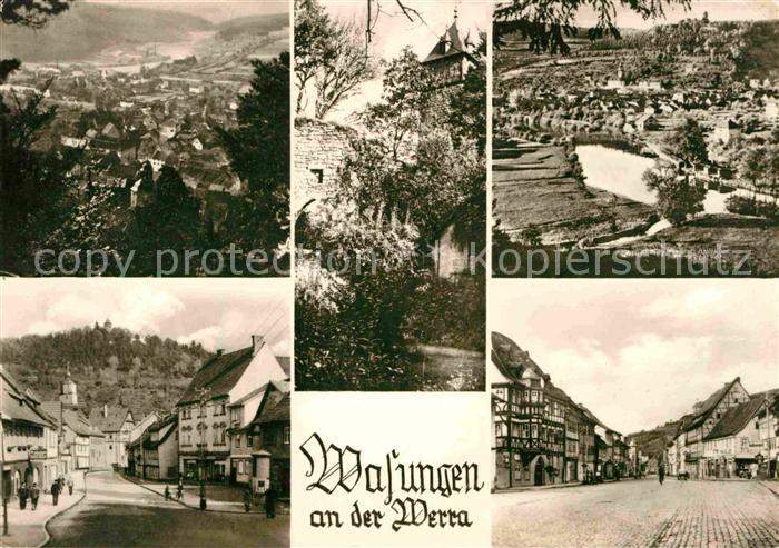 Wasungen Panorama Marktplatz Teilansicht