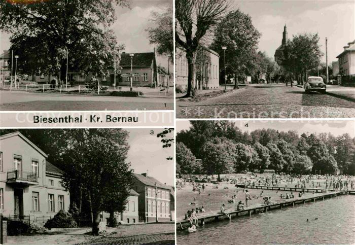 Biesenthal-Bernau Markt Ernst Thaehlmann Strasse Schulstrasse Strandbad