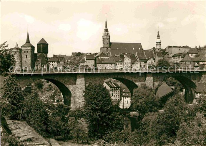 Bautzen Sachsen Turm der alten Wasserkunst Michaelskirche