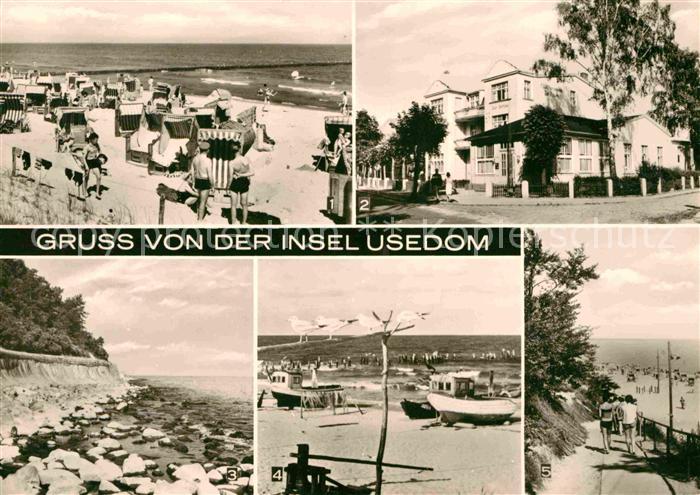Usedom Mecklenburg-Vorpommern Strand FDGB Erholungsheim Zur Ostsee Weg zum Stran