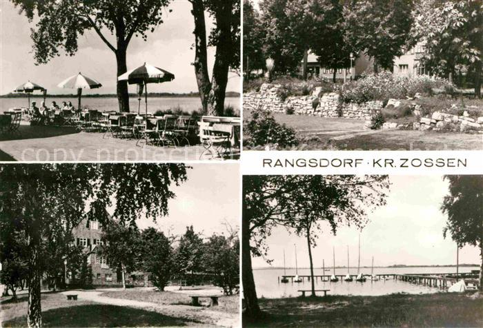 Rangsdorf PGH Rotophot Bestensee Park Terrasse Segelboote