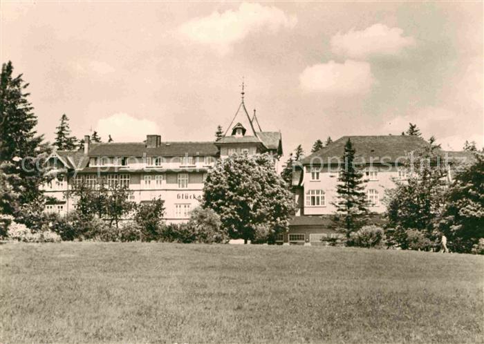 Oberhof Thueringen Erholungsheim Glueckauf