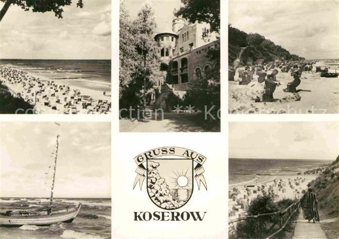 Koserow Ostseebad Usedom Strand Weg Burg