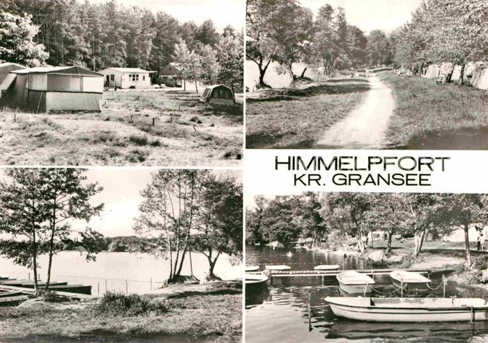 Himmelpfort Gansee Camping Schiffsanlegestelle