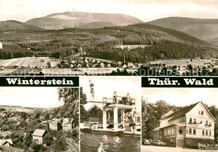 Winterstein Emsetal Panorama Schwimmbad Teilansicht