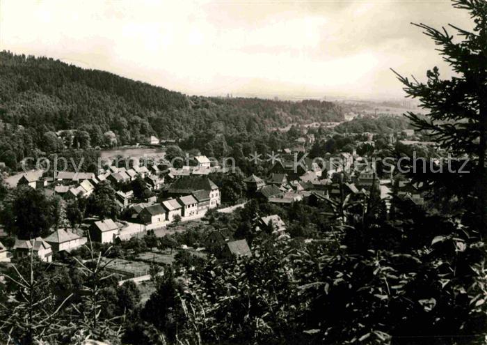Georgenthal Gotha Blick vom Schwabenhaeuser Kopf