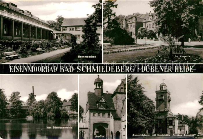 Bad Schmiedeberg Eisenmoorbad Schwanenteich Au Tor Kurpark