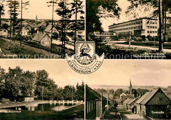 Elbingerode Harz Teilansicht Badeanstalt Torstrasse Diakonissen Mutterhaus