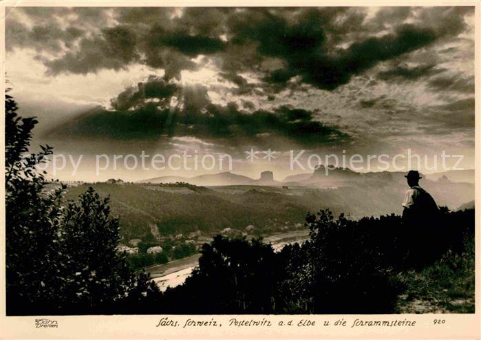 Postelwitz Panorama Schrammsteine