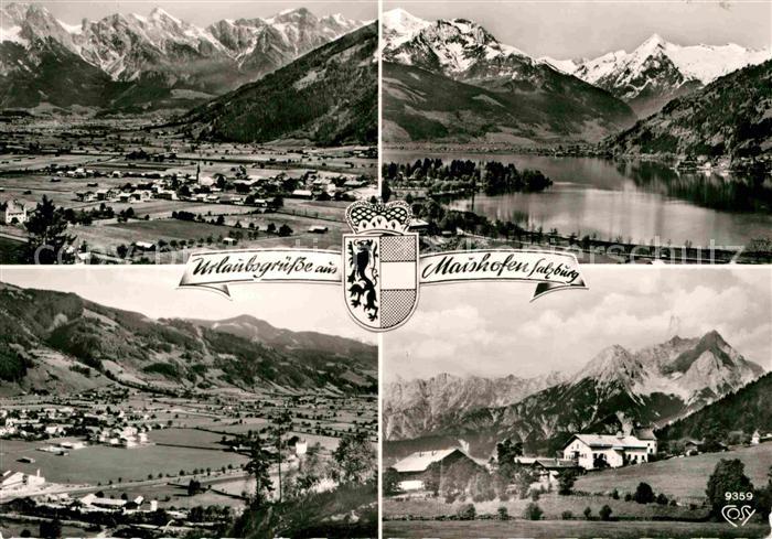 Maishofen Panorama Fliegeraufnahme