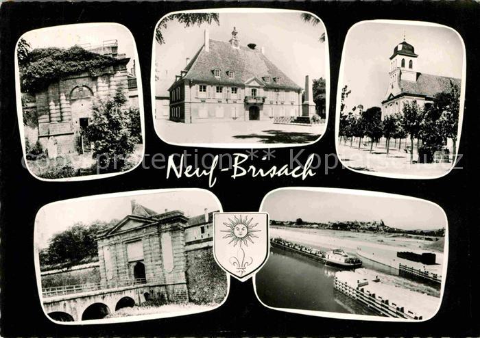 Neuf-Brisach Porte de Belfort Hotel de Ville Eglise