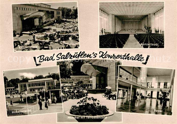 Bad Salzuflen Konzerthalle Konzertplatz Aussenansicht Foyer