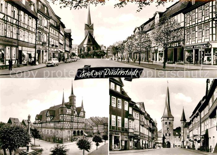 Duderstadt Niedersachsen Kirche Rathaus Stadttor
