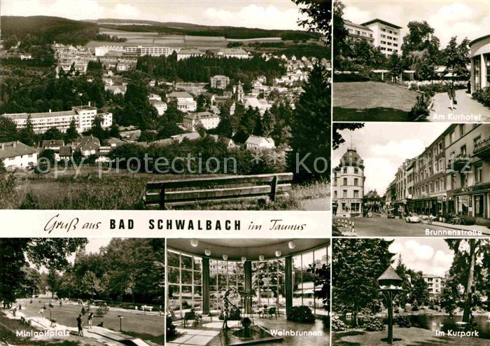 Bad Schwalbach Minigolfplatz Weinbrunnen Kurpark Brunnenstrasse Kurhotel