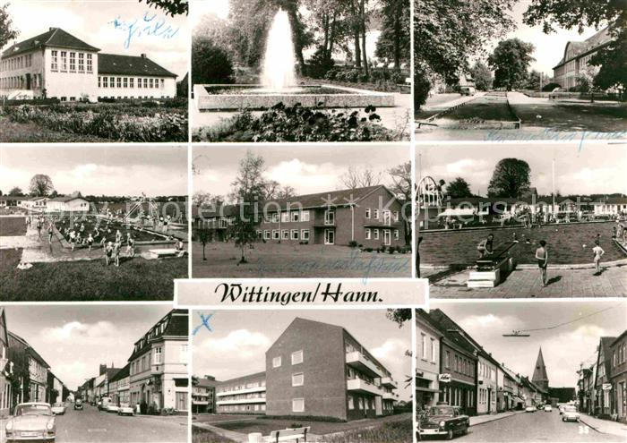 Wittingen Niedersachsen Kirche Schwimmbad Brunnen