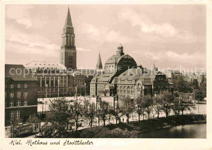 KIEL  CITY Rathaus Stadttheater