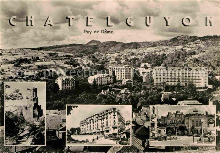 Chatelguyon Puy de Dome Chateau de Tournoel Grand H