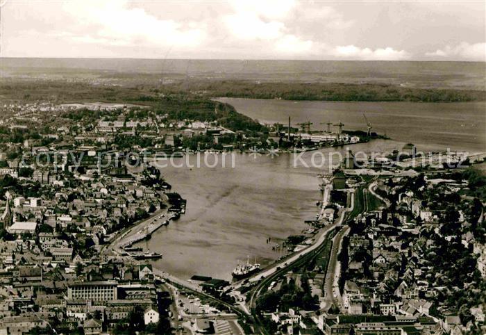 Flensburg Hafen Fliegeraufnahme
