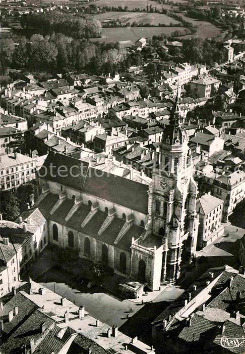 Bourg-en-Bresse Eglise Notre Dame vue aerienne