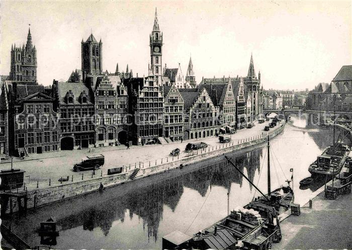 Gand Belgien Quai aux Herbes