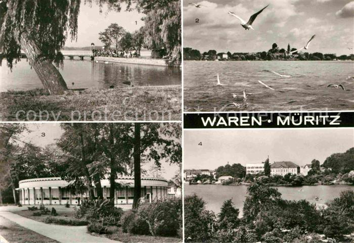 Waren Mueritz Kietzbruecke Moewen Konsum Gaststaette Mueritzring Tiefwarensee Me