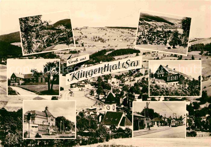 Klingenthal Vogtland Teilansichten Landschaftspanorama