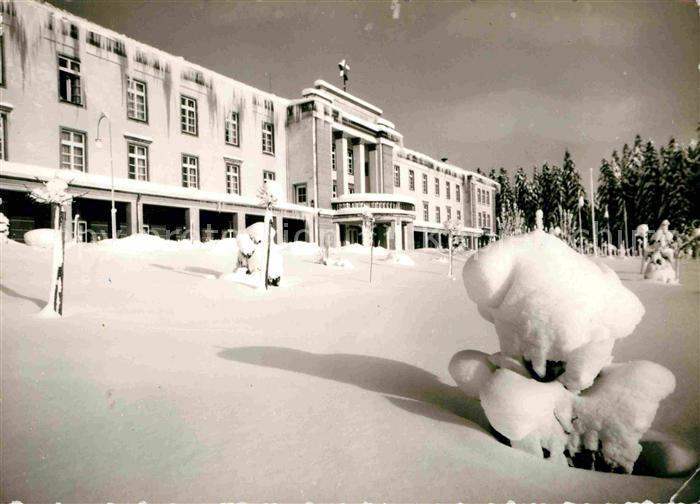 Antonshoehe Breitenbrunn FDGB Sanatorium im Winter