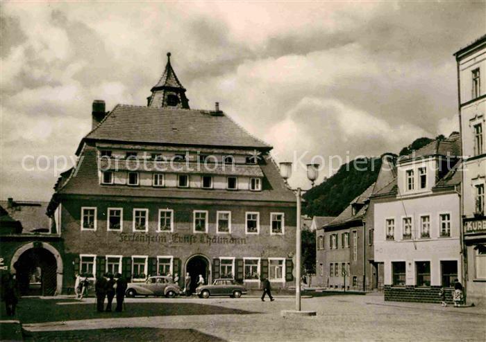 Bad Schandau FDGB Erholungsheim Ernst Thaelmann am Markt