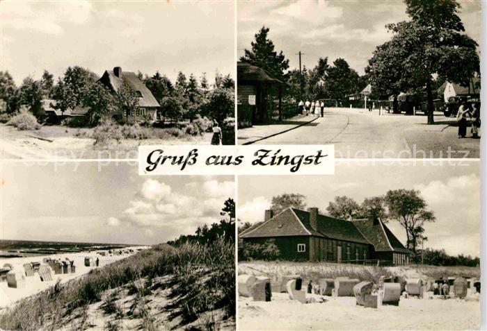 Zingst Ostseebad Teilansichten Strand Duenen