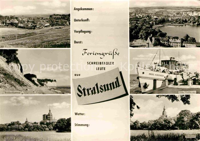 Stralsund Mecklenburg Vorpommern Kloster Hiddensee Stubbenkammer Kreidefelsen Ki