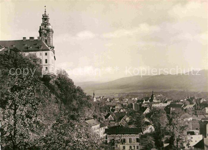 Rudolstadt Heidecksburg mit Blick auf die Stadt