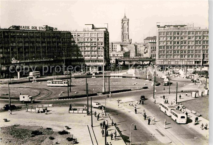 BERLIN  CITY Alexanderplatz Hauptstadt der DDR