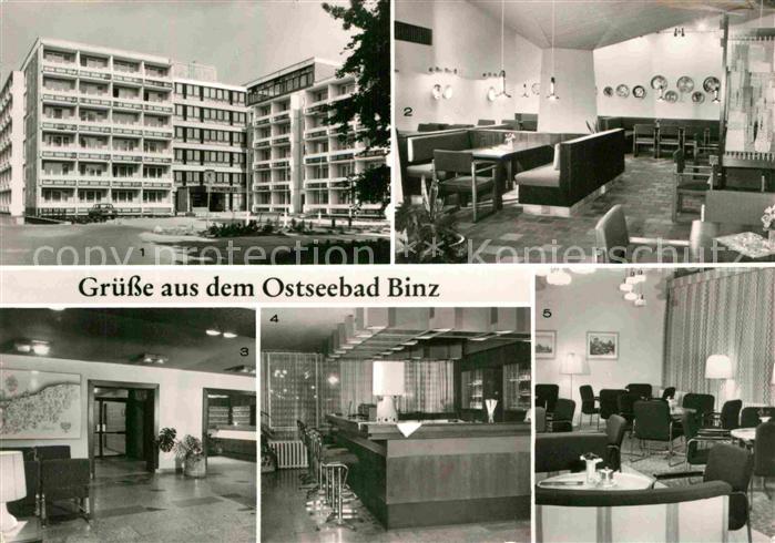 Binz Ruegen FDGB Urlauberwohnheime Restaurant