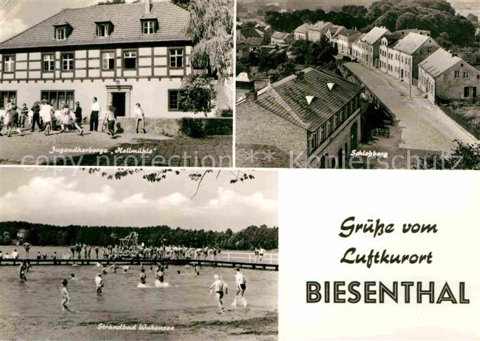 Biesenthal-Bernau Jugendherberge Hallmuehle Schlossberg Strandbad Wirchensee