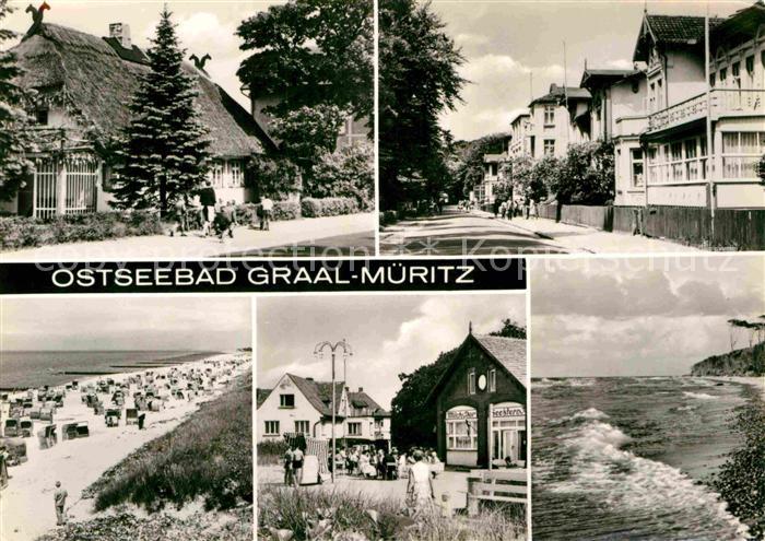 Graal-Mueritz Ostseebad Teilansichten Strand