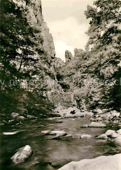 Bodetal Harz Bodetor Felsen