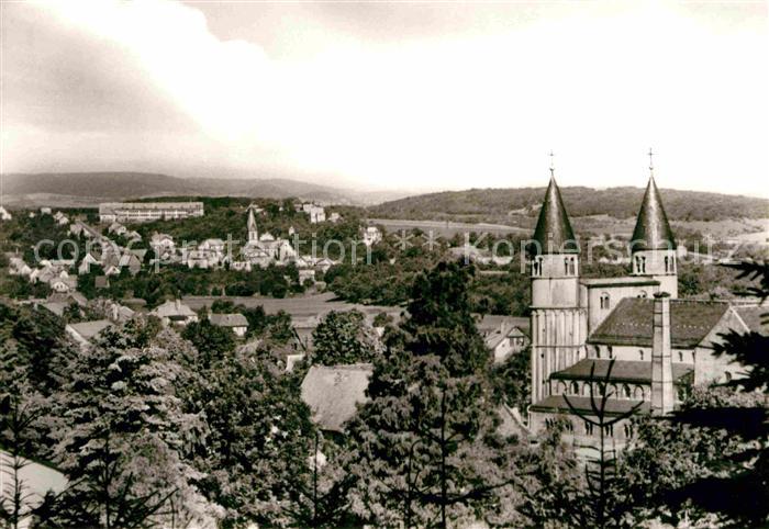 Gernrode Harz Kirche Blick nach Bad Suderode