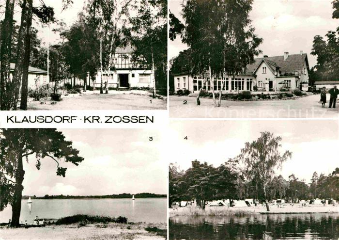 Klausdorf Mellensee Jugendherberge HO Strandgaststaette Zeltplatz