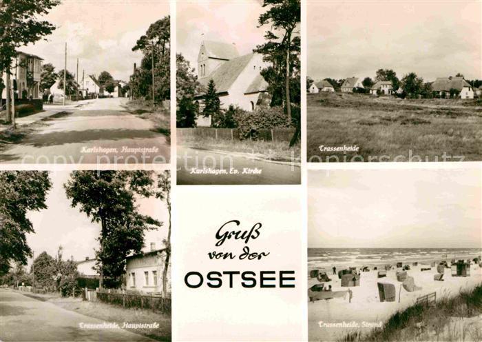 Karlshagen Hauptstrasse Kirche Trassenheide Strand